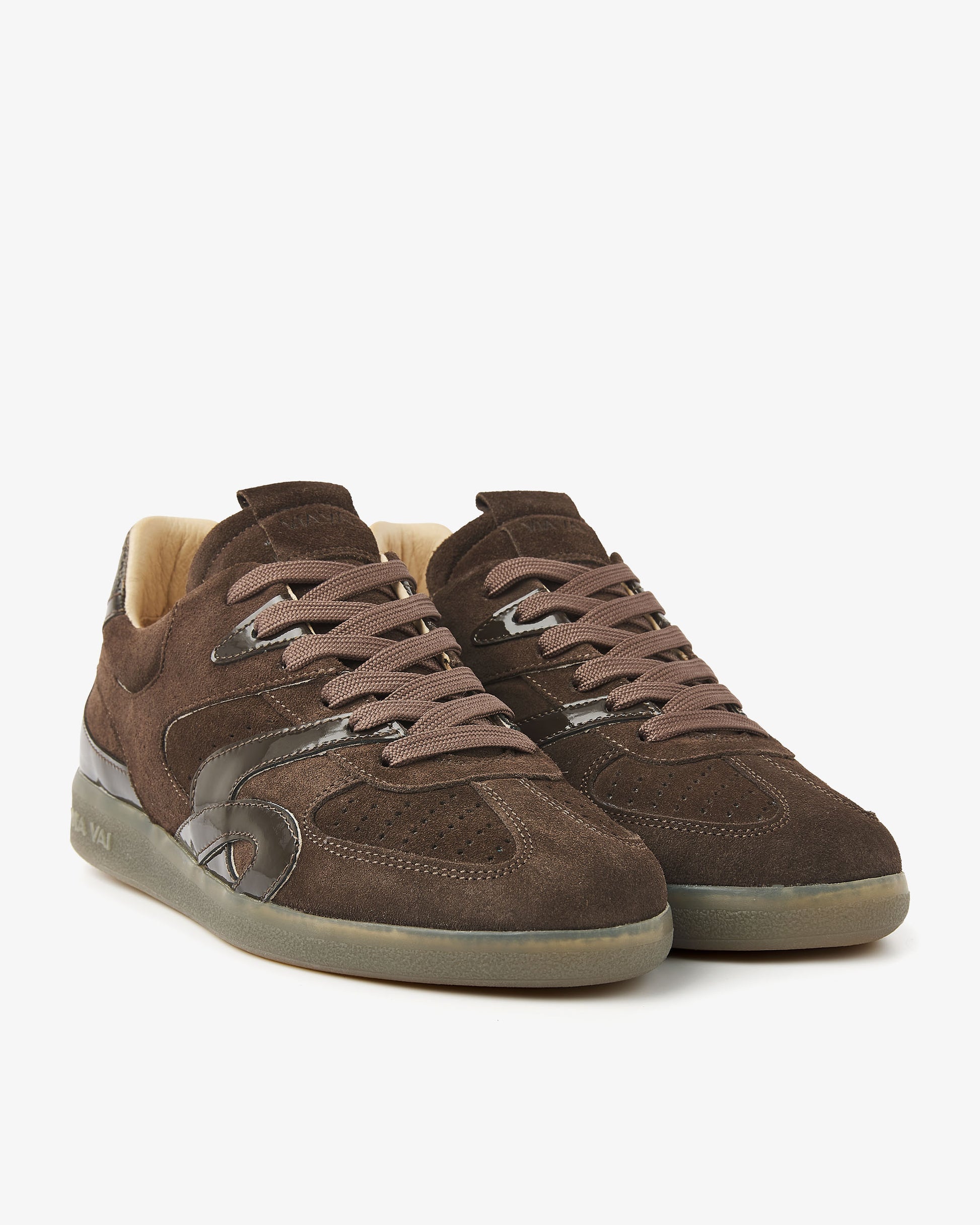VIA VAI bruine dames sneakers Nilla Macy