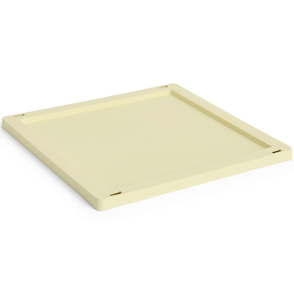 HAY Colour Crate Medium Square Cube lokk, light yellow