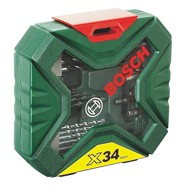 Coffret assortiment forets et embouts X-LINE perçage vissage Bosch (34 pcs)