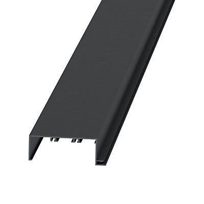 Tapée d'isolation aluminium 140mm L.90 cm gris