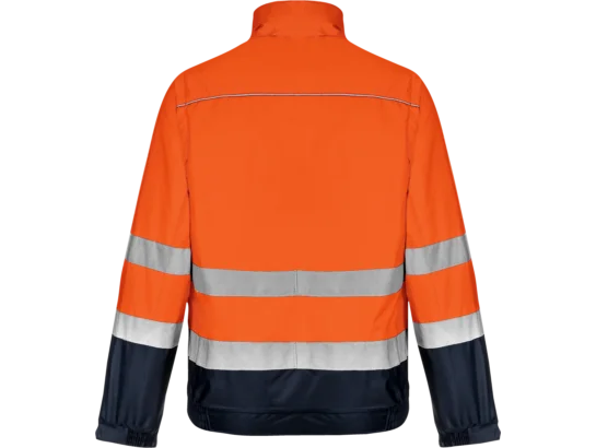 Blouson de travail Würth MODYF 2 en 1 haute-visibilité orange/marine