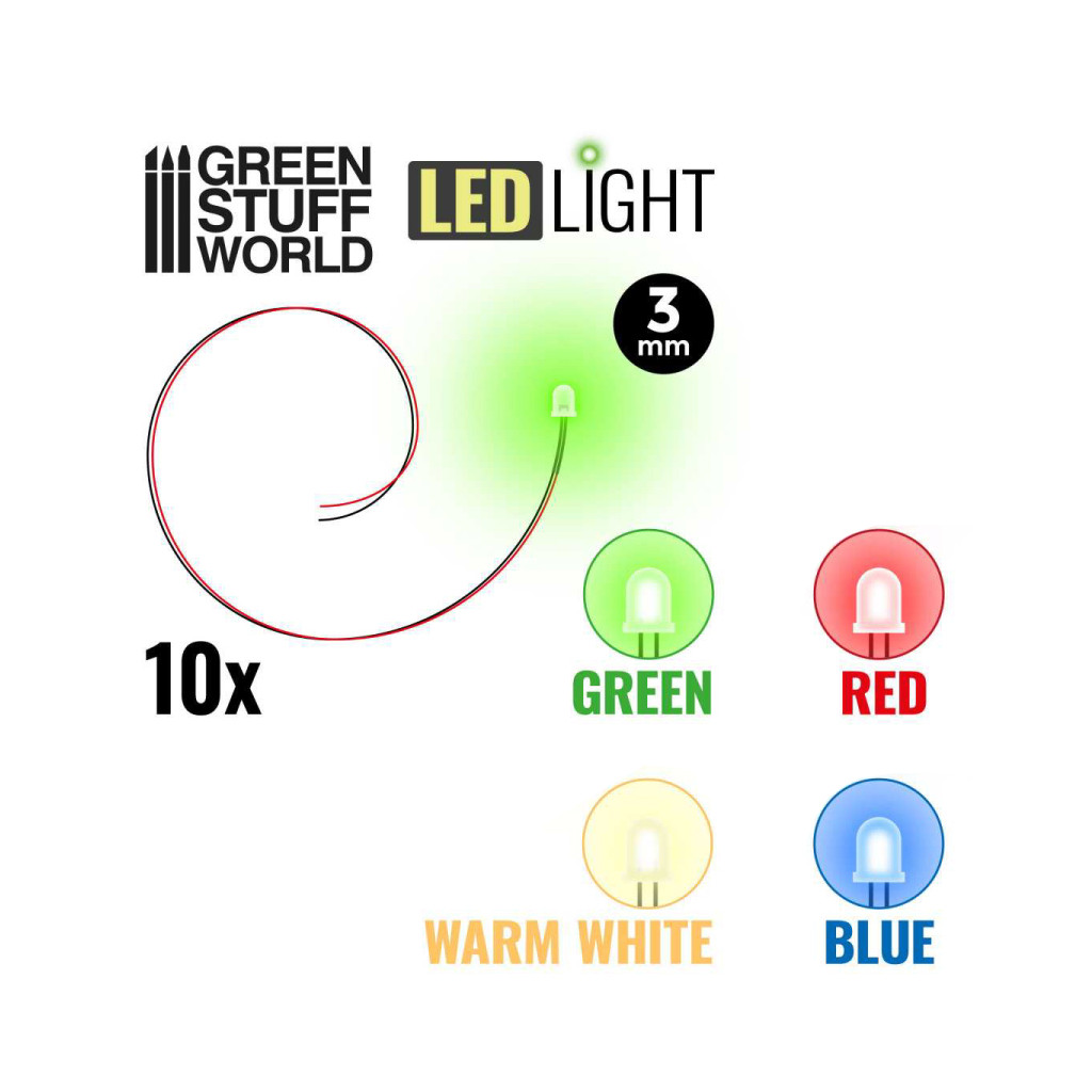 Lumières LED 3mm