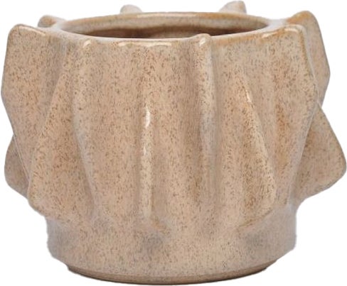 Intratuin bloempot Adan beige D 23 H 15,5 cm