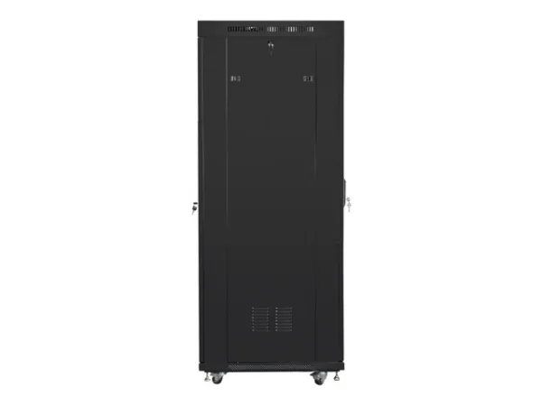Lanberg - Rack kabinet - med display, 4 køleblæsere - sort, RAL 9004 - 37U - 19