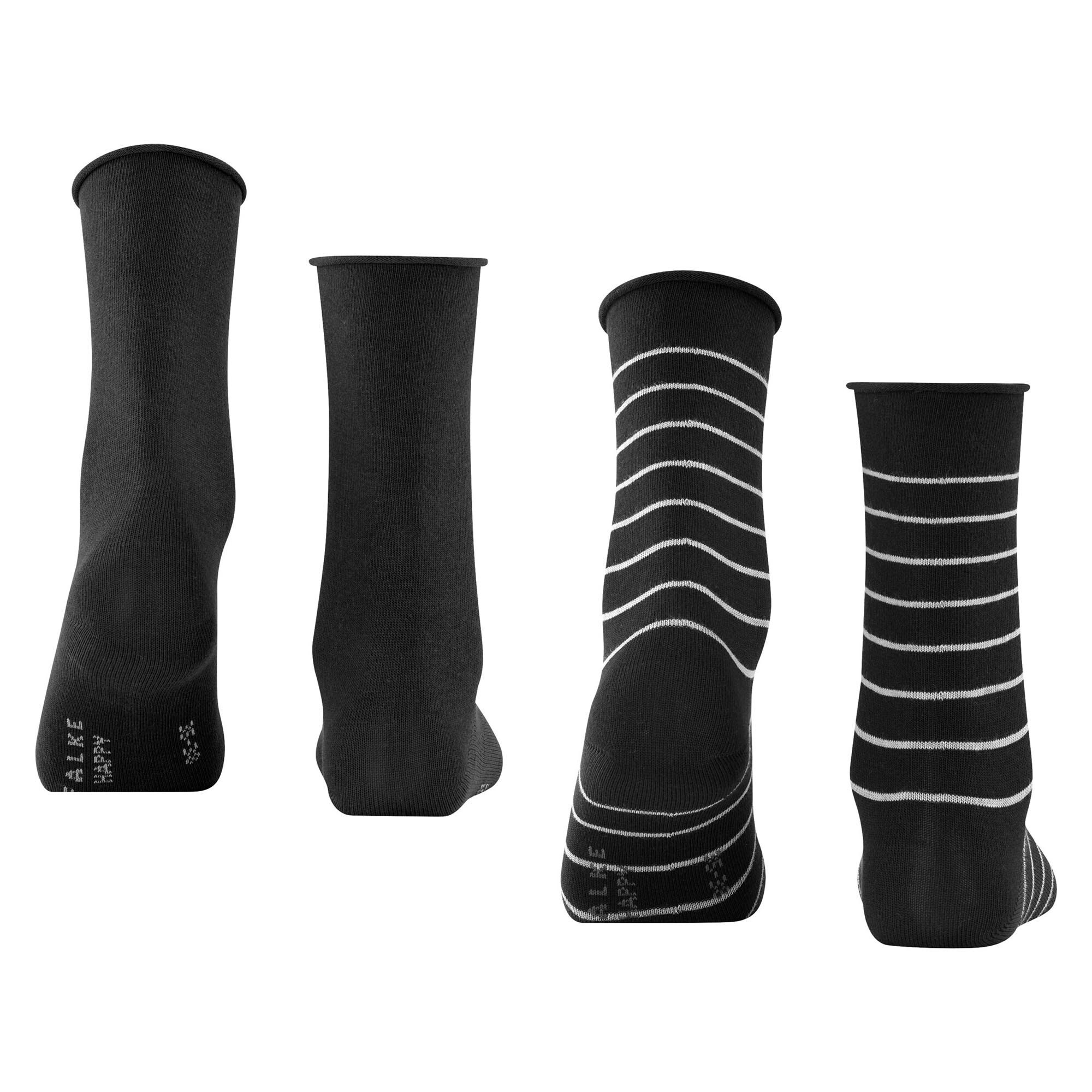FALKE Happy Stripe 2-Pack SO Damen Socken