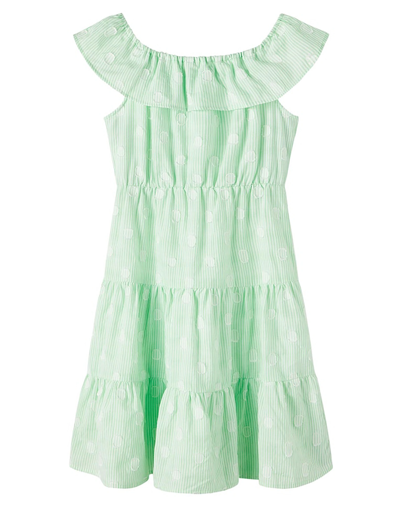 Kleid NKFFIDOT in green ash