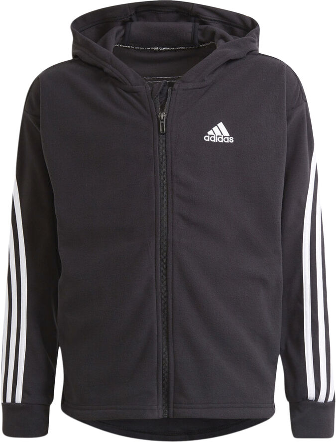 adidas Future Icons Primegreen Polar Fleece 3-Stripes hættetrøje Sort