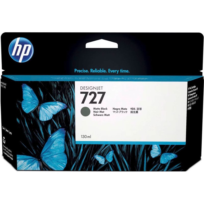 HP 727- B3P22A Cartouche noir mat pour imprimante jet encre