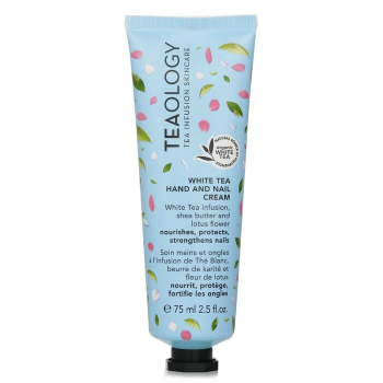 Teaology Creme para mãos e unhas de chá branco  75ml/2.5oz