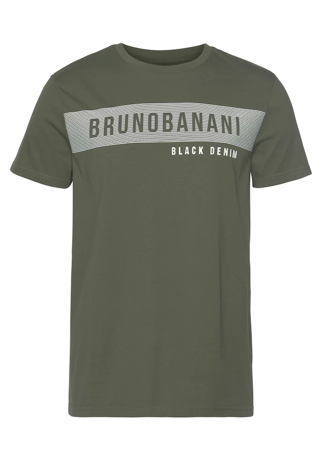 Bruno Banani T-Shirt , kurzärmelig,  schmal geschnitten,  Rundhalsausschnitt
