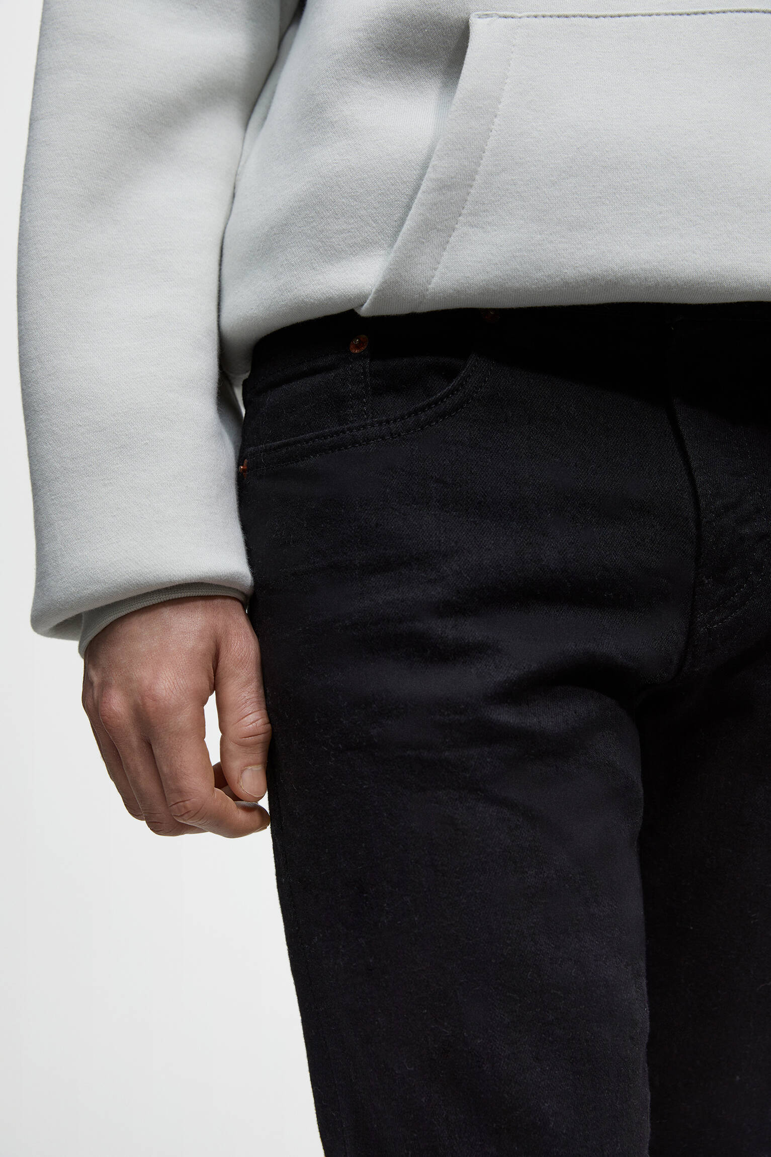 CALÇA JEANS SKINNY BÁSICA PRETA - PRETA