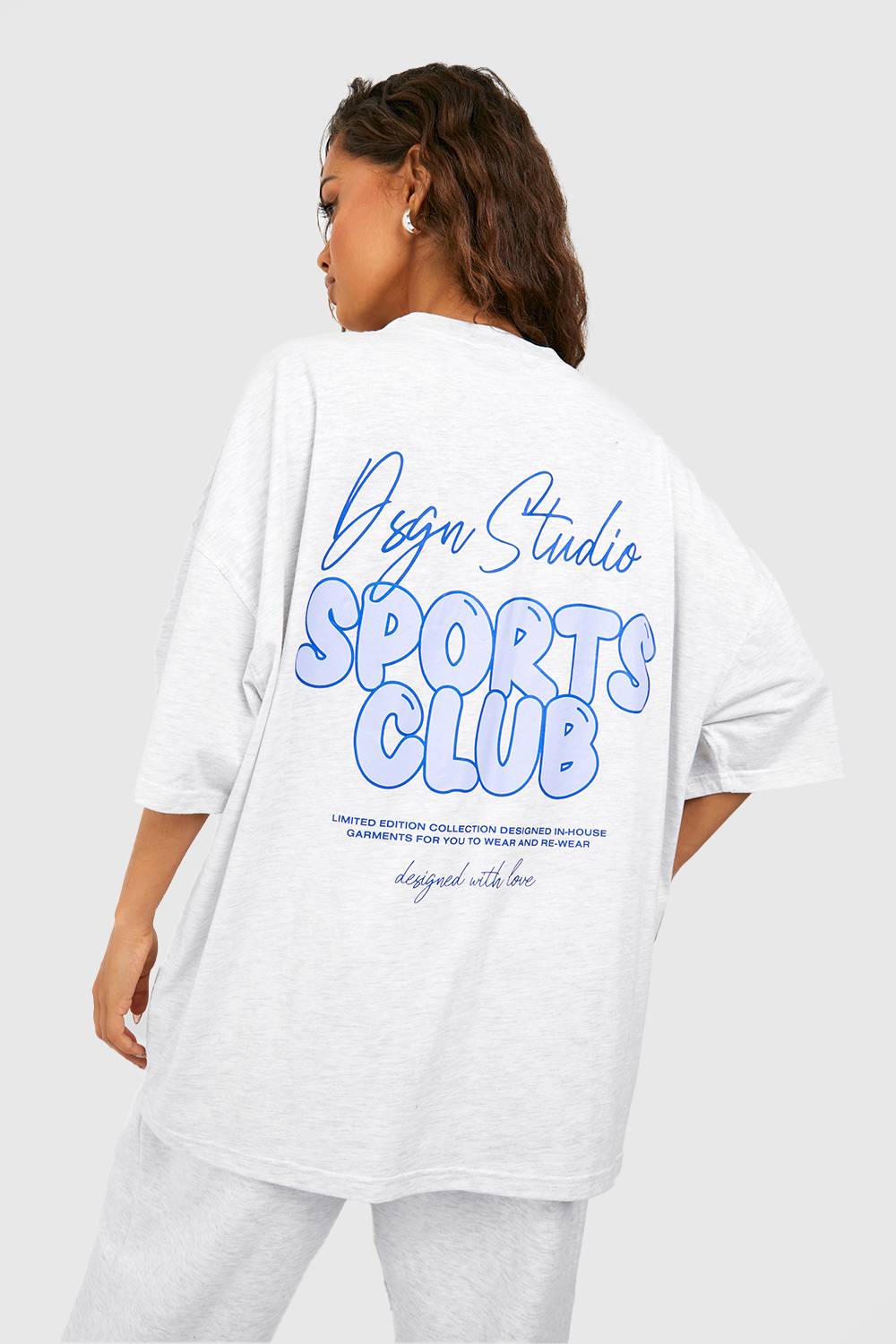 T-shirt Oversize À Slogan Bulle Sports Dsgn Studio
