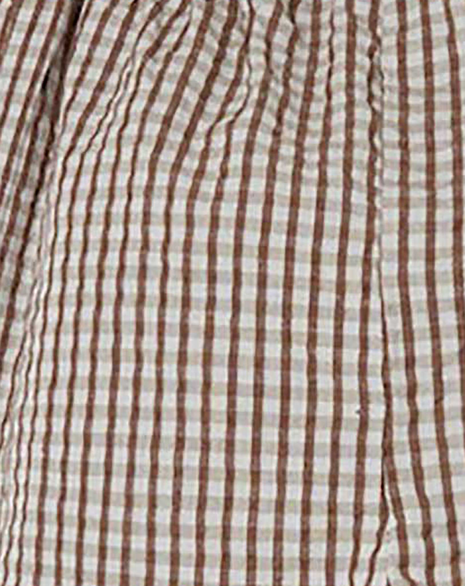 Stoffhose NMFDERILLA CHECK in deep taupe