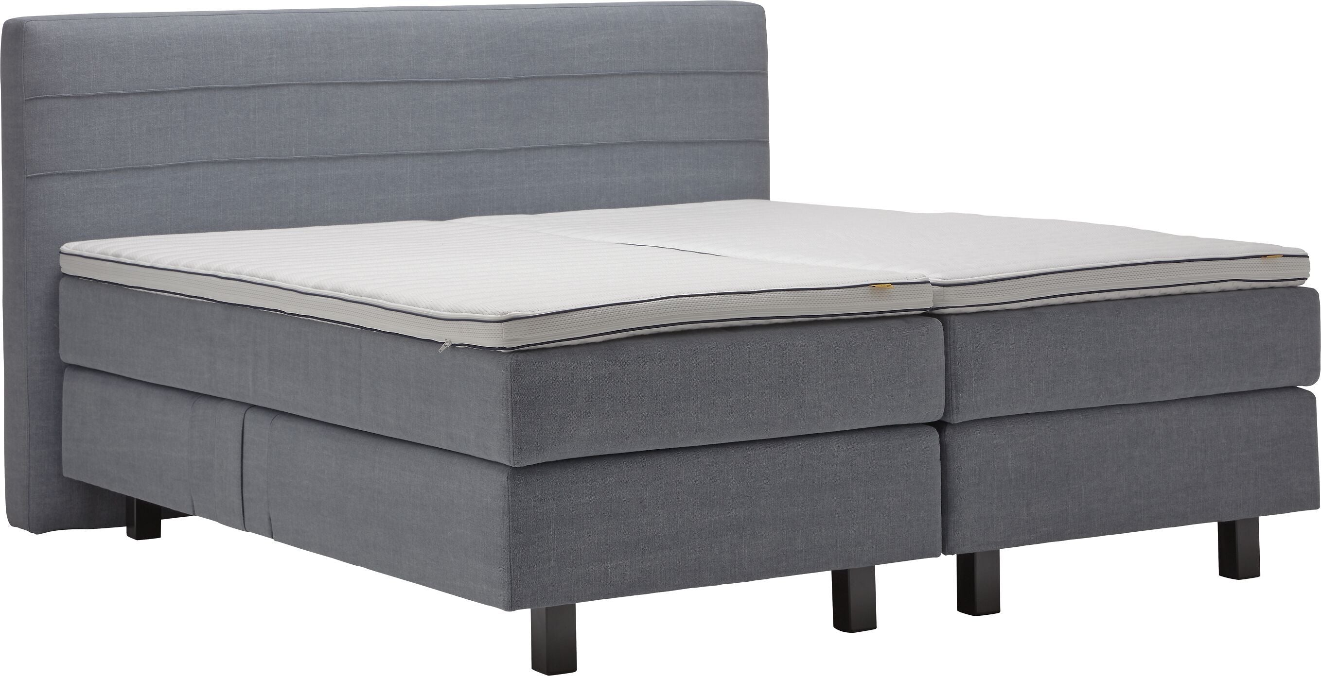 bico GOODNIGHT Boxspringbett - Mittelblau / B: 160.0 cm x T: 200.0 cm