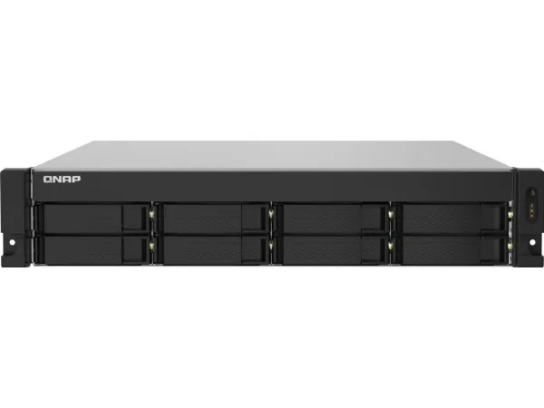 [OUTLET] - QNAP TS-832PXU - NAS-server - 8 bays - rackversion - SATA 6Gb/s - RAID RAID 0, 1, 5, 6, 10, 50, JBOD, 60 - RAM 4 GB - Gigabit Ethernet / 2.5 Gigabit Ethernet / 10 Gigabit Ethernet - iSCSI support - 2U