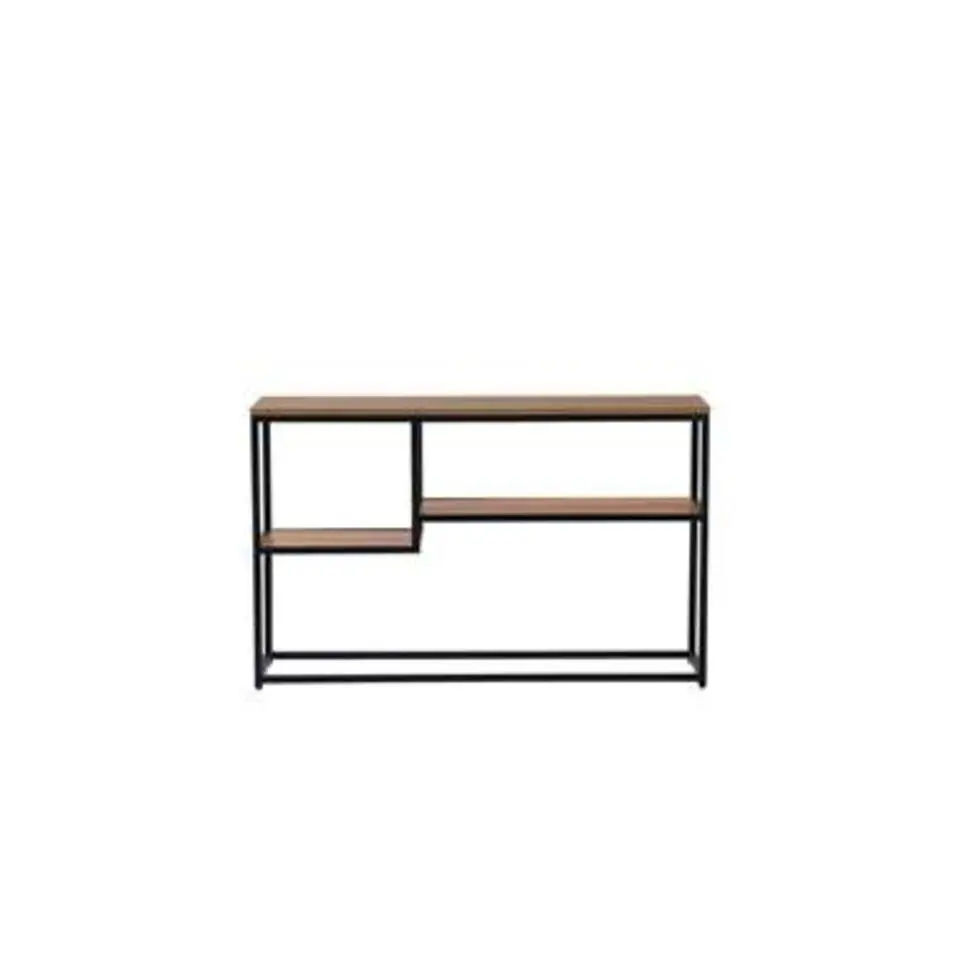 BELMONT - Consoletafel - Donkere houtkleur - MDF
