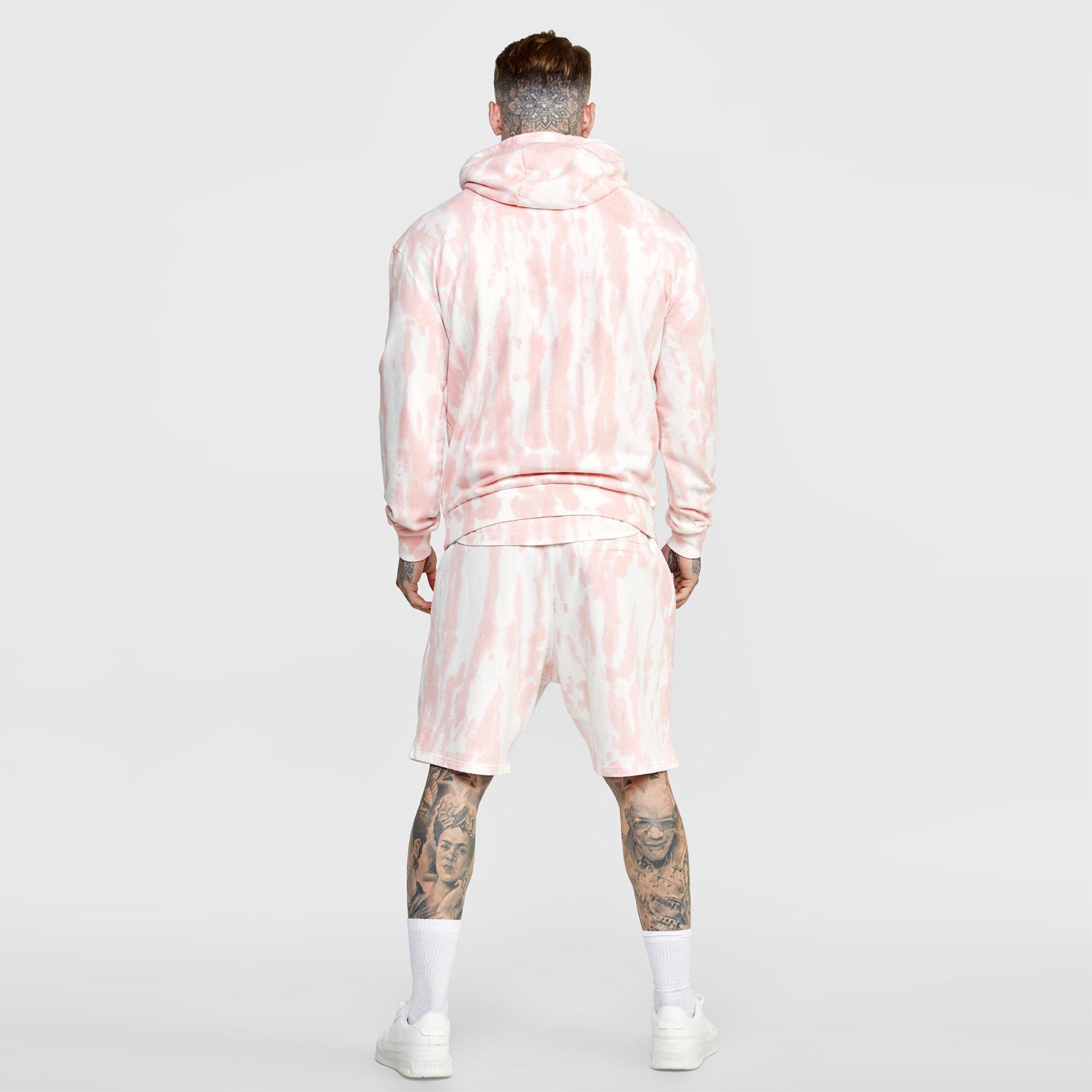 SikSilk Ecru Varsity Anniversary Print OTH Hoodie Mens