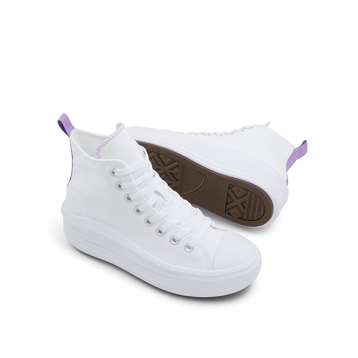 CONVERSE-Ctas_move-jg-Baskets - Talon plat - Autre Blanc
