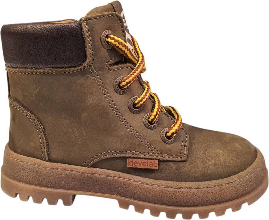Develab 45161 veter boots kaki legergroen