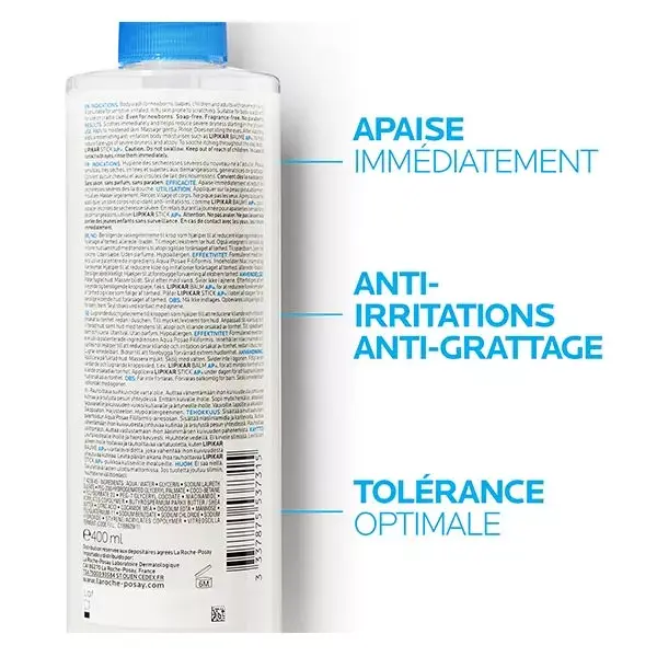 La Roche Posay Lipikar Syndet AP+ Creme de Limpeza Repositor de Lipídios 400ml