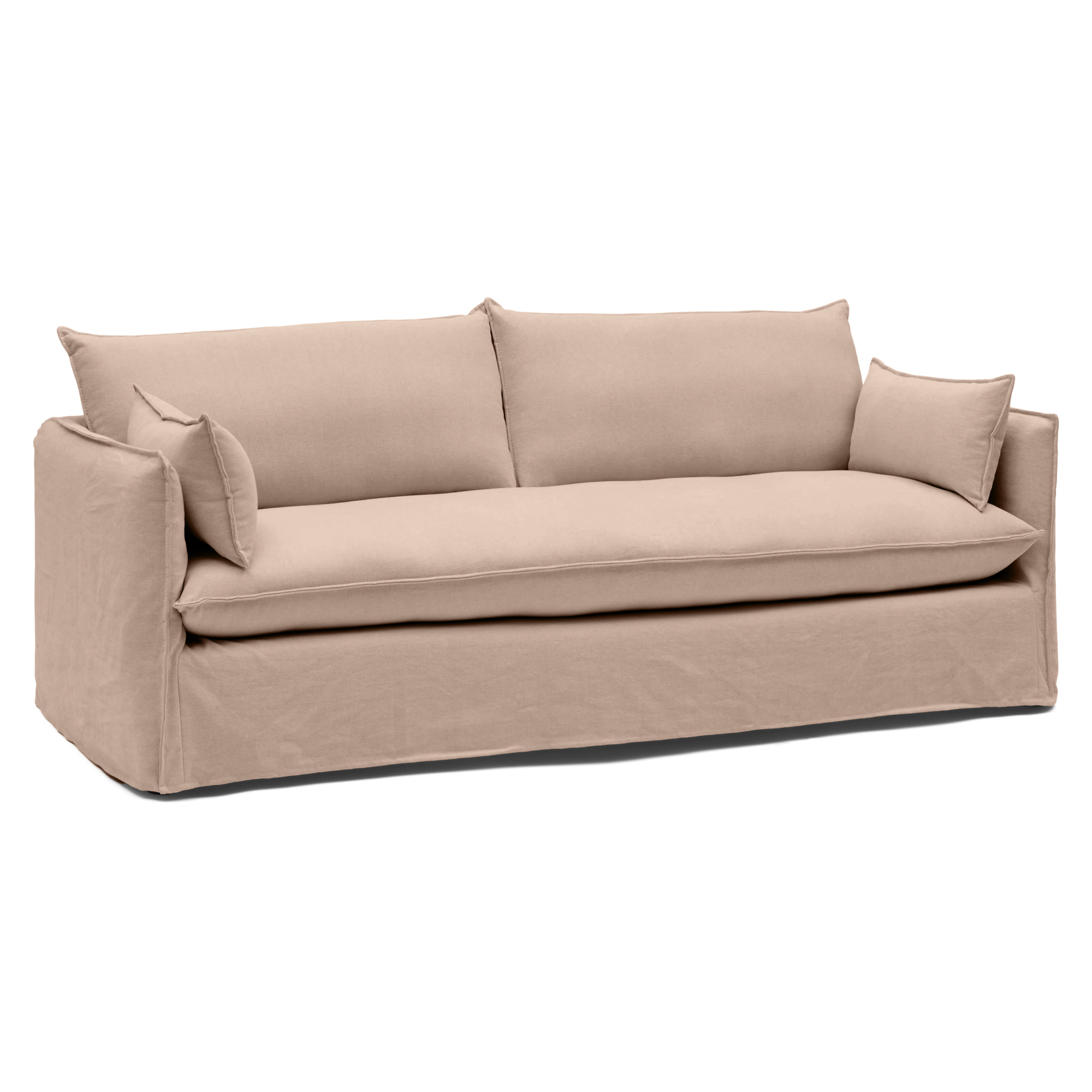 3-zitsbank Mare shadow linen
