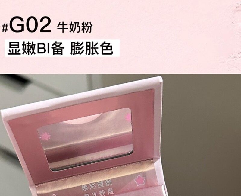 GELLA'S - Glow Highlighting Powder Palette - 3 kleuren
