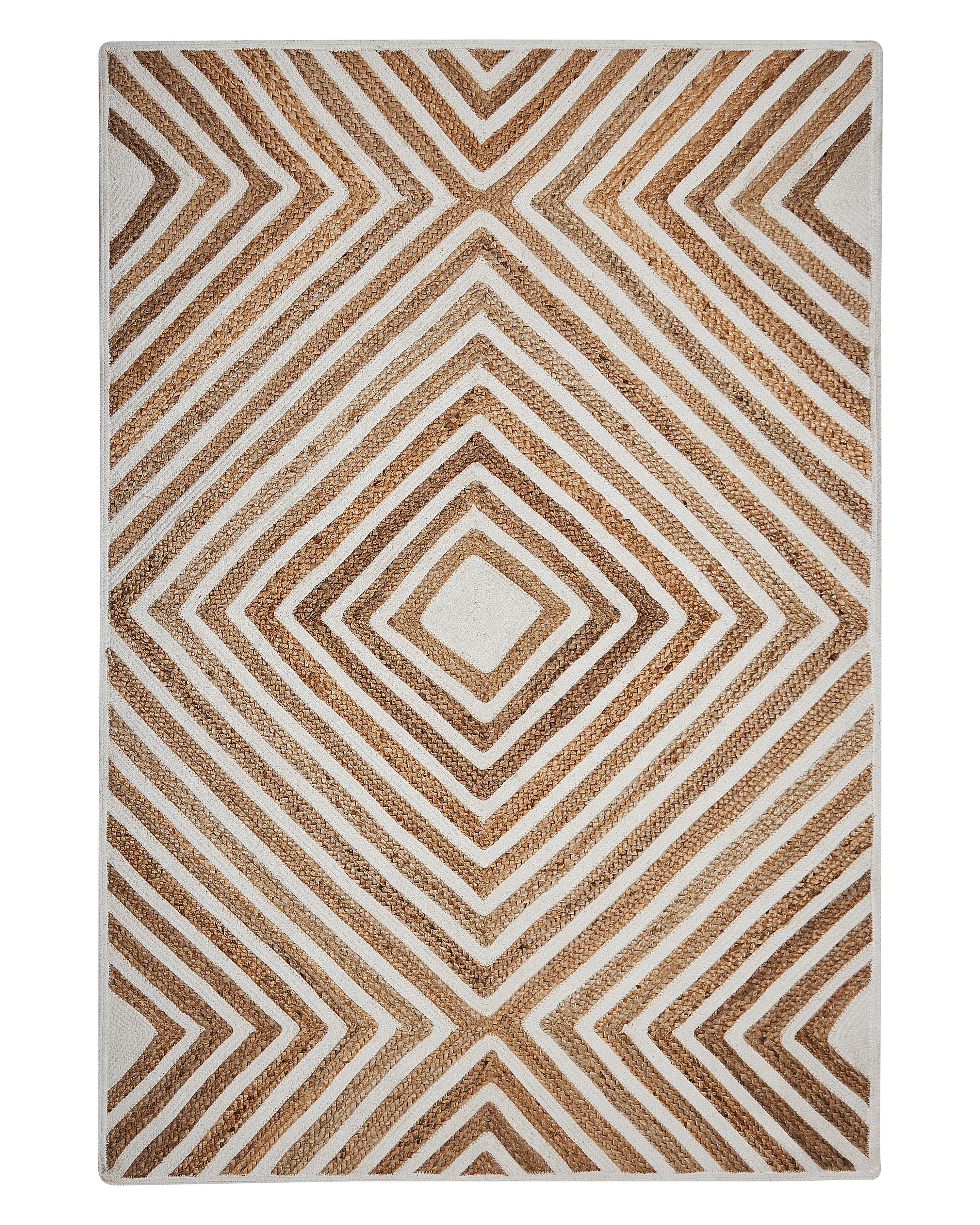 Vloerkleed PIRLI Beige 140 x 200 cm Jute