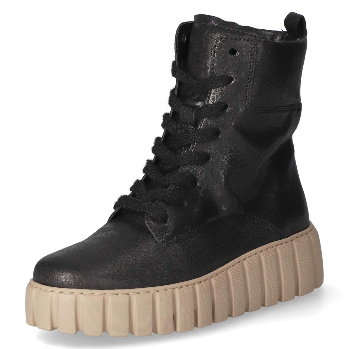 GaborSchnürstiefeletten - schwarz (Micro)