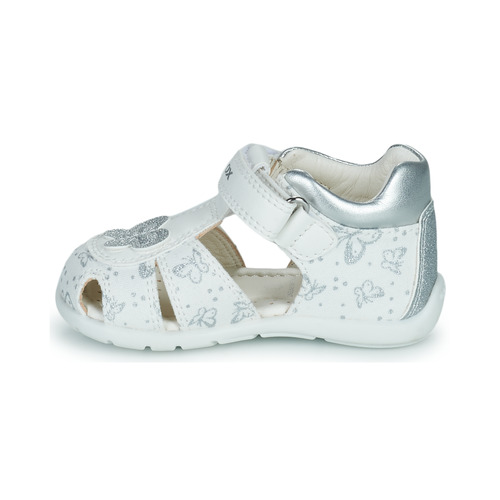 Geox - B ELTHAN GIRL C - Blanc / Argenté