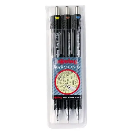 Rotring Druckminenstift Tikky, 3 Stück