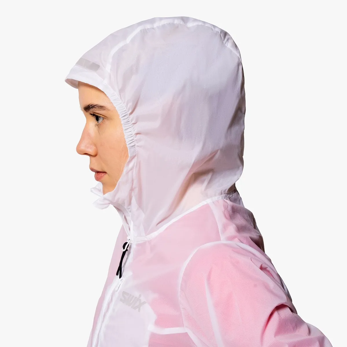 Swix Women's Pace Wind Light Hooded Jacket Bright White