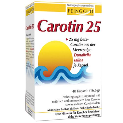 Carotin 25 Feingold Kapseln