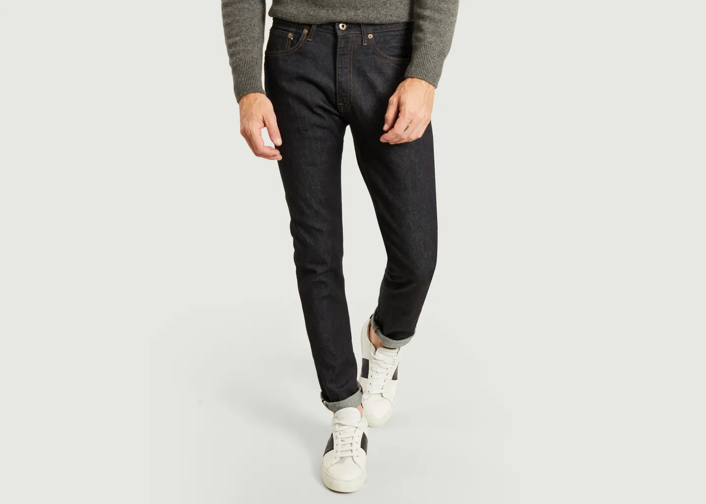Jean brut stretch tapered J205 Japan Blue Jeans
