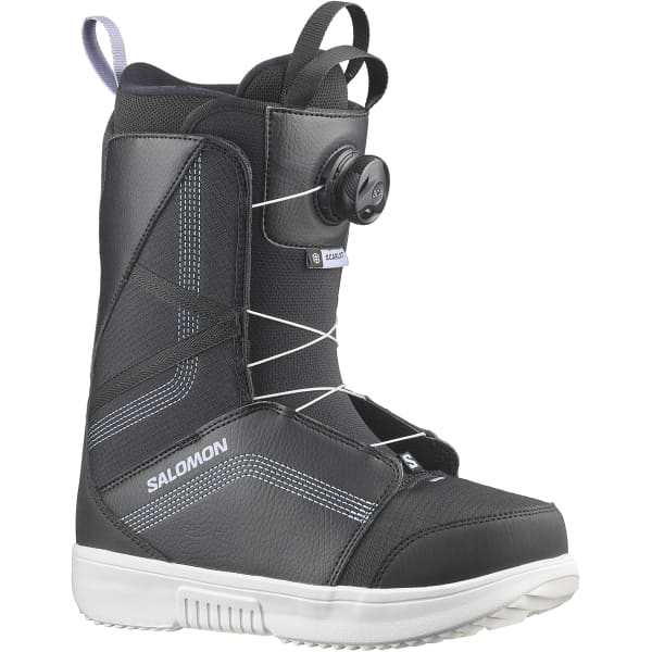 Boots snowboard SALOMON SCARLET BOA BLACK / BLACK / PERSIAN VIOLET