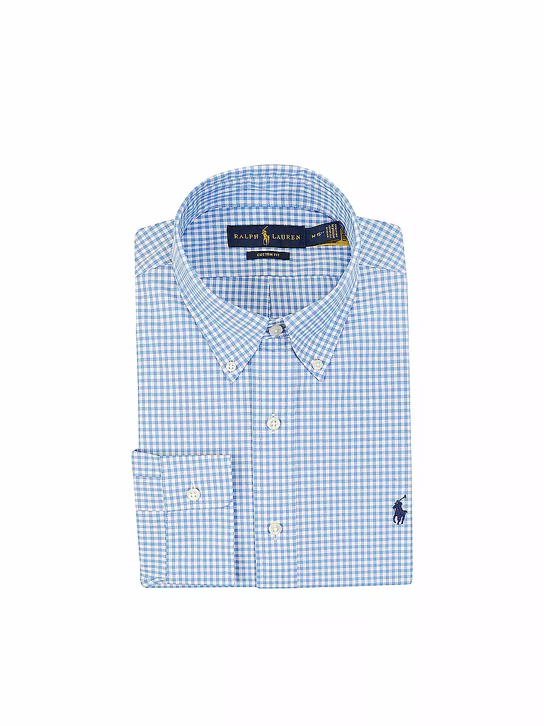 POLO RALPH LAUREN Hemd Custom Fit blau