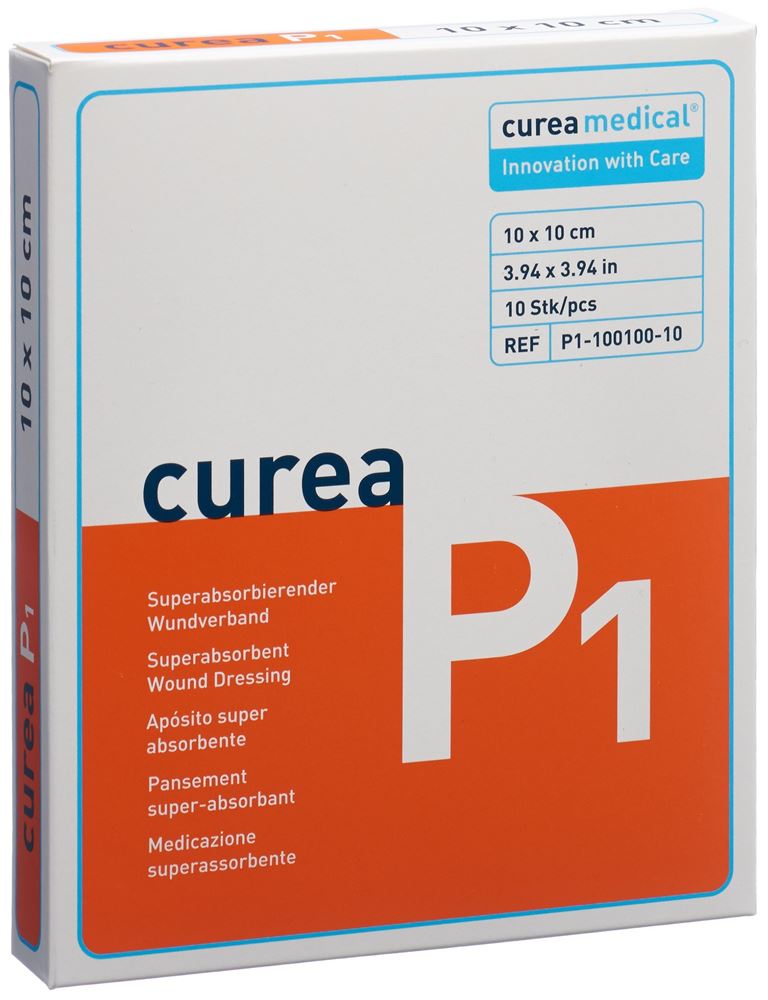 CUREA Superabsorber 10x10cm 10 Stk