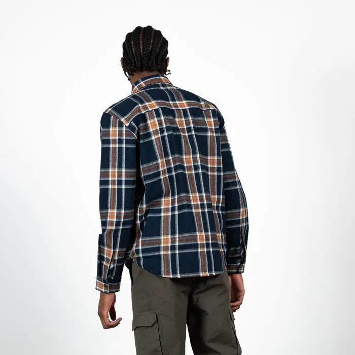 Fat Moose Adrian Checked Cotton Flannel Overhemd Heren