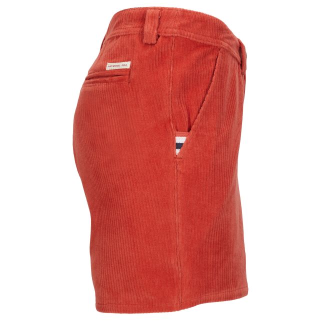 Amundsen 6Incher Comfy Cord Shorts Red Clay