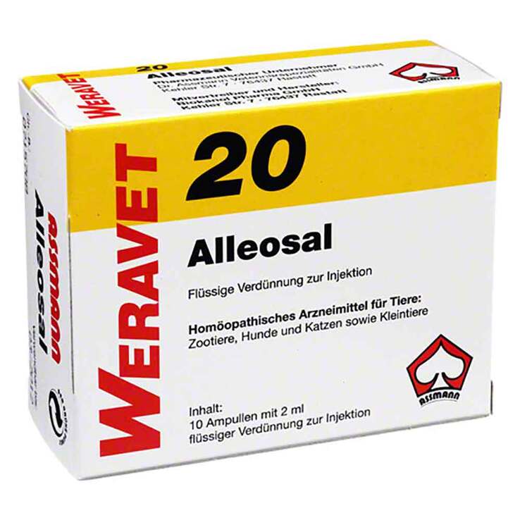 Alleosal 20 vet. Ampullen, 10X2 ml