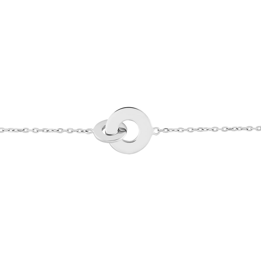 Bracelet Anjeza Argent Blanc