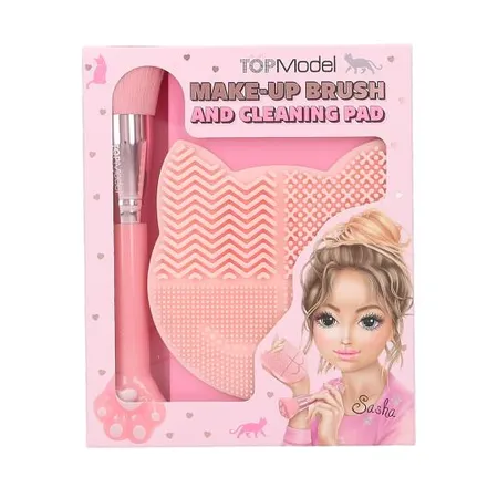 Depesche TOPModel Make-Up Pinsel & Reinigungsmatte Set BEAUTY and ME