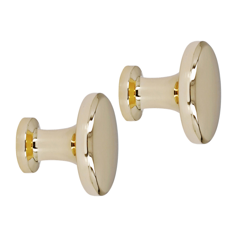 Knott, gullfarge 2-pk Ø28 mm
