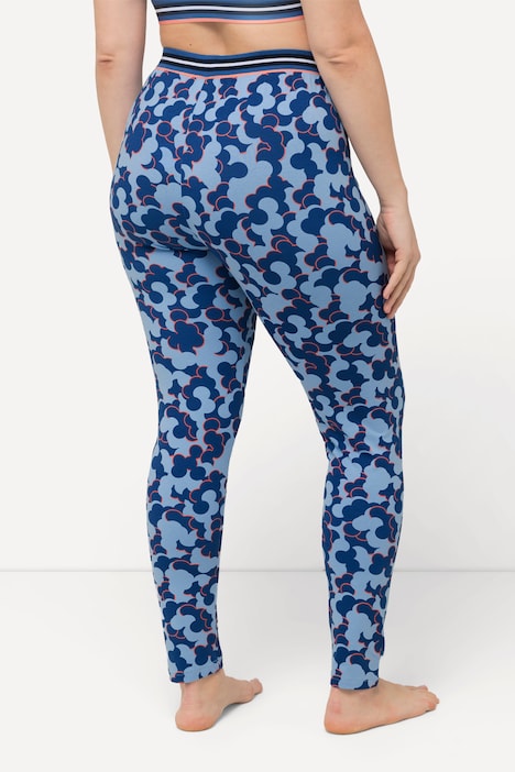 Loungewear-Leggings, 2er-Pack, uni/Muster