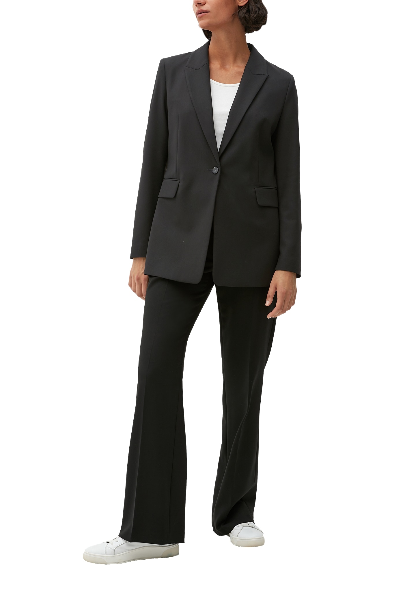 s.Oliver BLACK LABEL Longblazer , mit extravaganten 4-Knopf-Manschetten an den Ärmeln