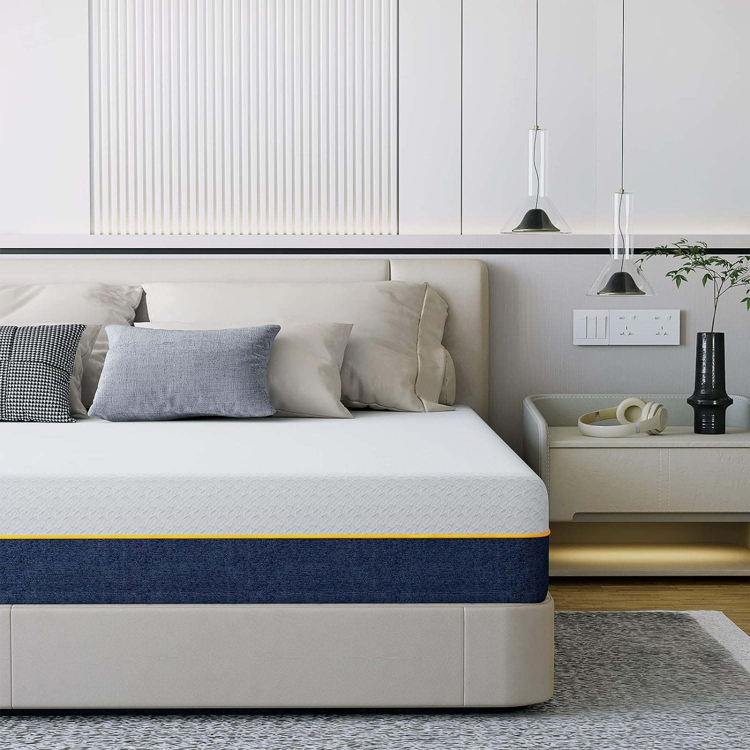 wowttrelax Matratze 140x200 Wendematratze H3 H4 Härtegrad 20 cm Höhe, Matratzen mit Punktelastischer atmungsaktiver 7 Zonen Kaltschaumkern - 60 Nächte Probeschlafen - H3/H4 Doppelseitige