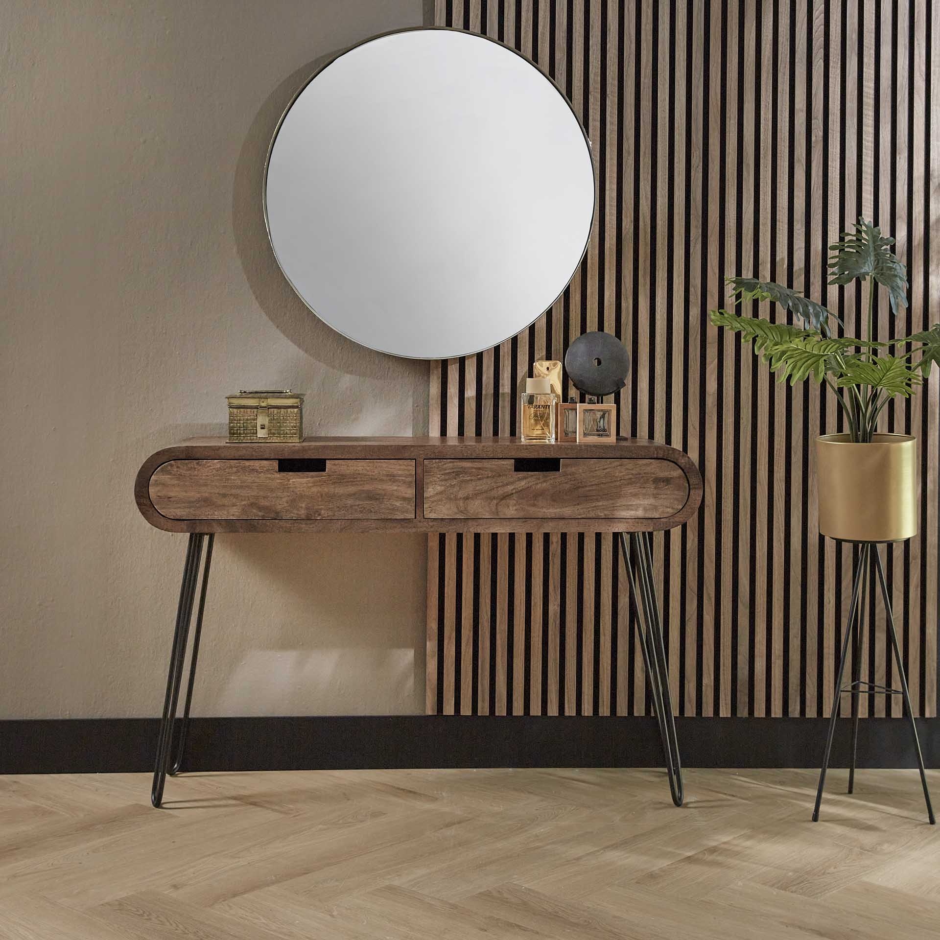 by fonQ  Bruce Sidetable met 2 Lades - Mangohout