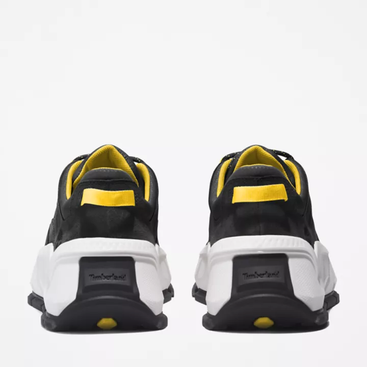 Tênis de caminhada Timberland Turbo Low para homens, na cor preta.