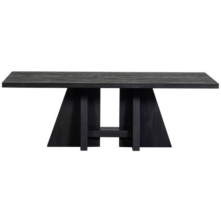 WOOOD Kean eettafel 220x100 zwart