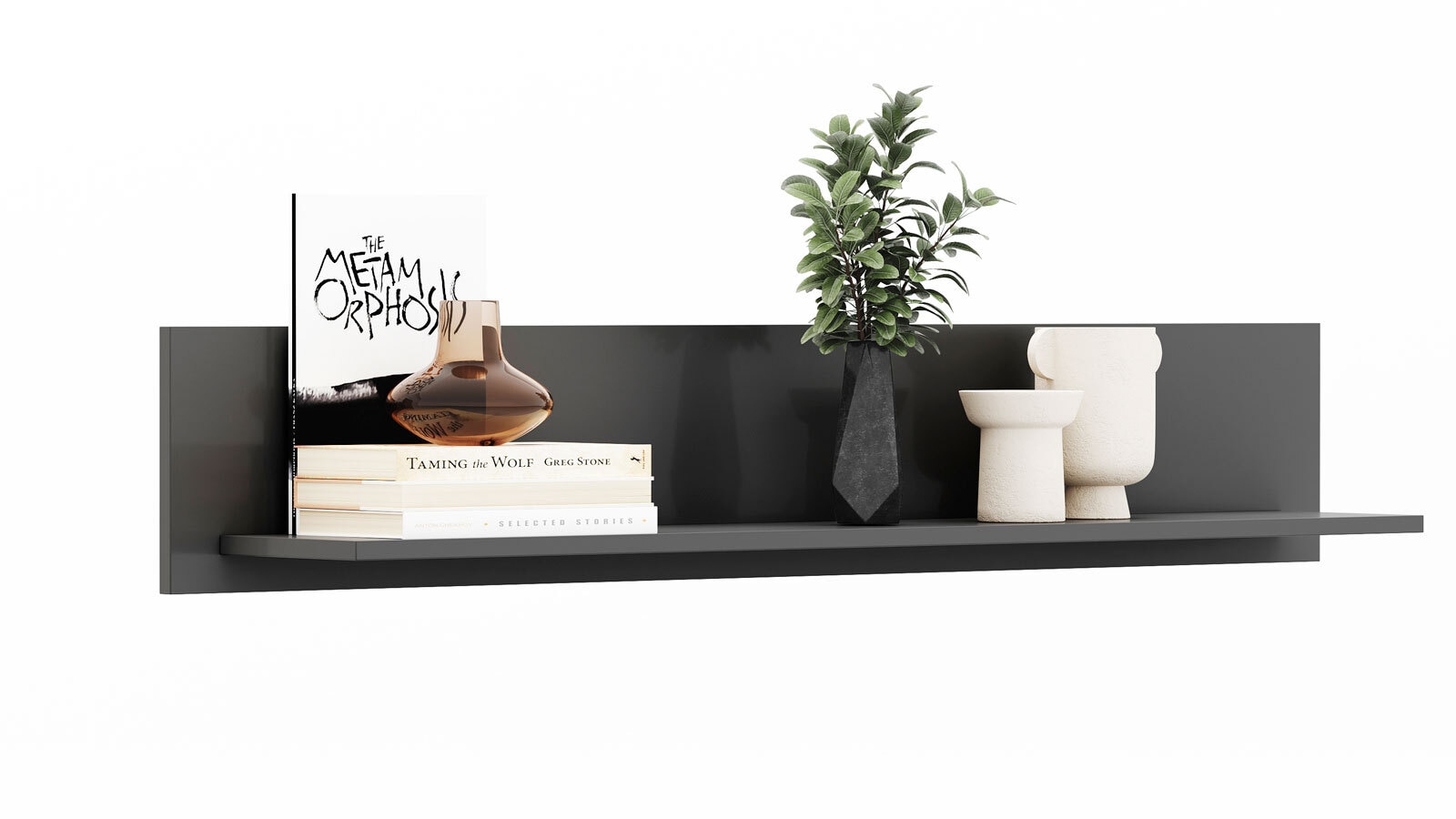 Wandboard Orion Anthrazit 130x22x17,5
