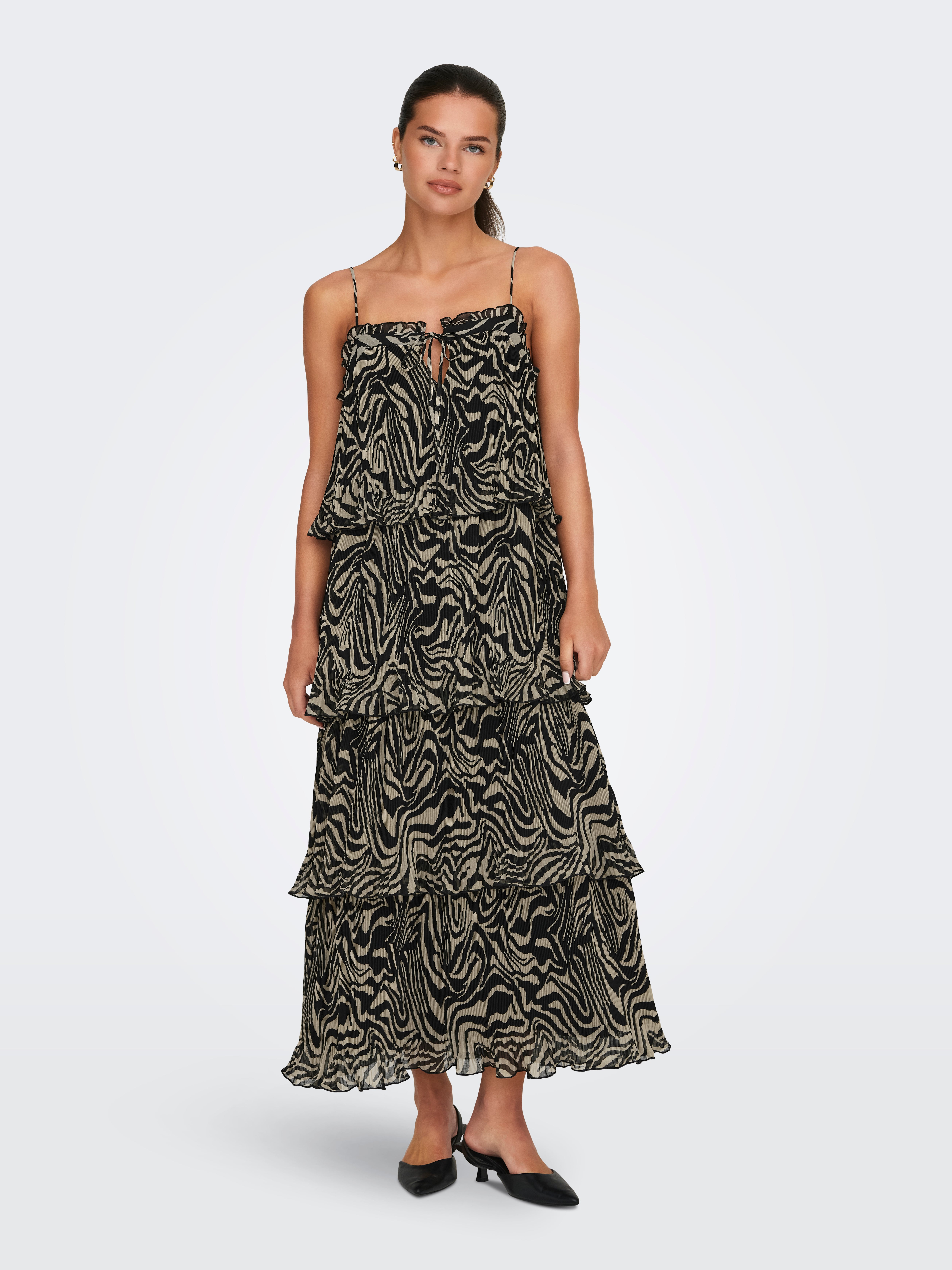 ONLASTA Langes Kleid Black